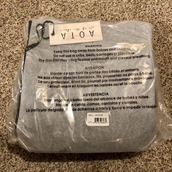 ALL OF THE ABOVE Elena Bucket Bag Black Croc Vegan Curateur Rachel Zoe Fall 2022 - Picture 6 of 7